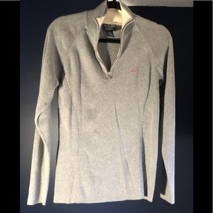 Ralph Lauren gray sweater 3/4 zip